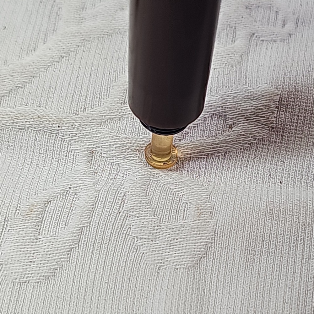 Rare Fountain Pen Parker 51 Vacumatic Blue Diamond in brown Resin & Gold Pl. - Picture 11 of 12